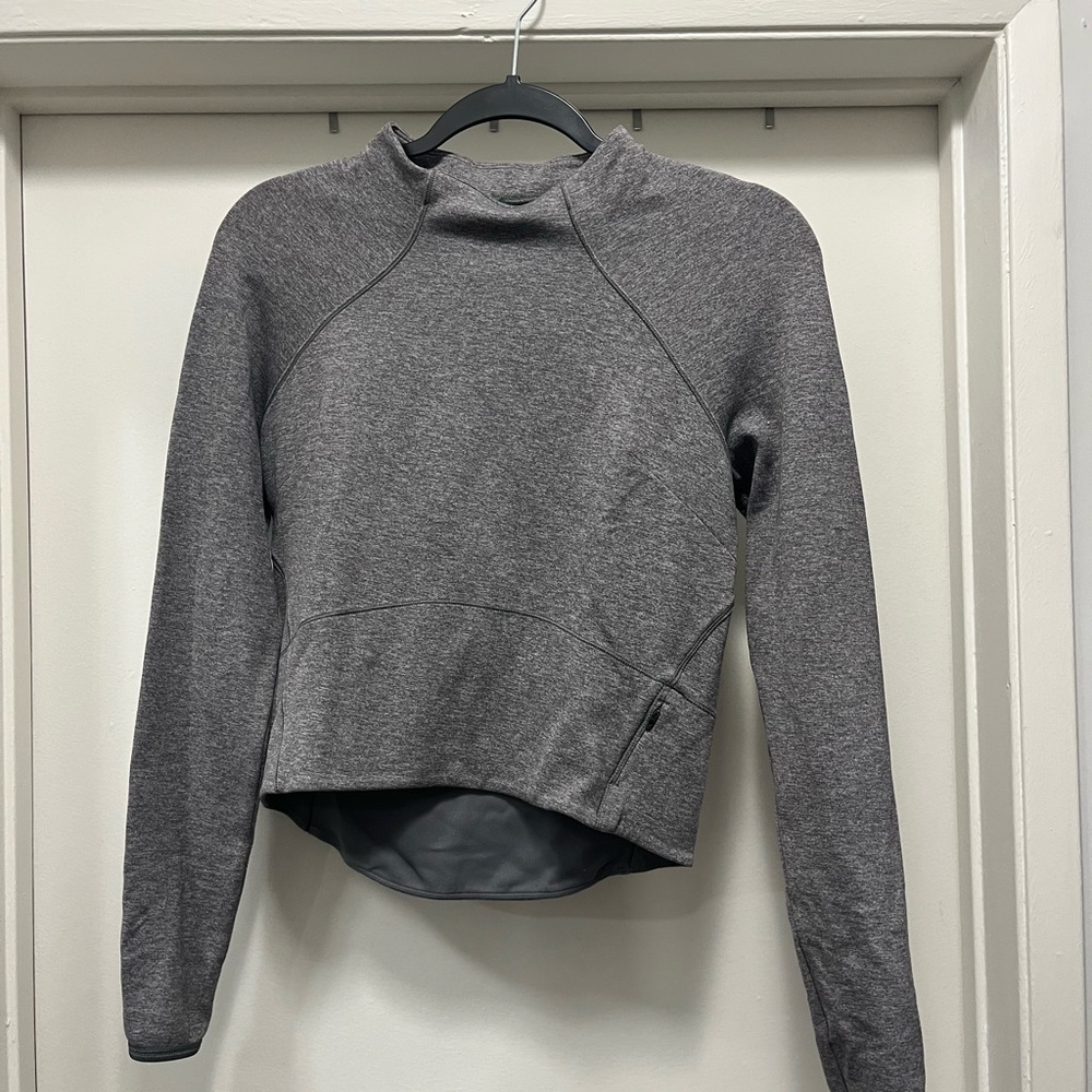Grey Lululemon Long Sleeve Top